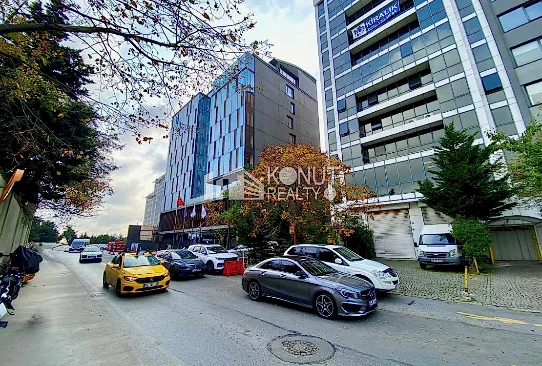 SEBA İŞ MERKEZİ'NDE OTOPARKLI, 450m² KİRALIK OFİS